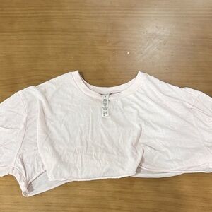 ALO Yoga Light Pink Short Sleeve Tee